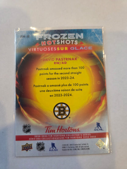 David Pastrnak Upper Deck Frozen Hotshots [Boston Bruins]