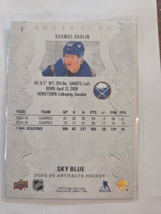 Rasmus Dahlin Sky Blue Artifacts #1 [Buffalo Sabres]