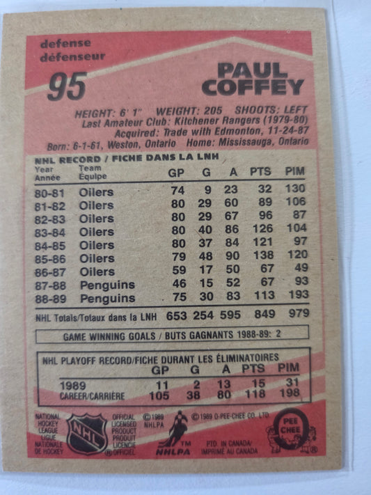 Paul Coffey O-Pee-Chee Hockey #95 [Pittsburgh Penguins]