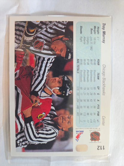 Troy Murray 90-91 Upper Deck #112 [Chicago Blackhawks]