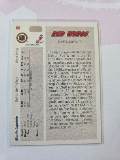 Martin Lapointe Upper Deck 1997 Draft Choice #66 [Detroit Red Wings]