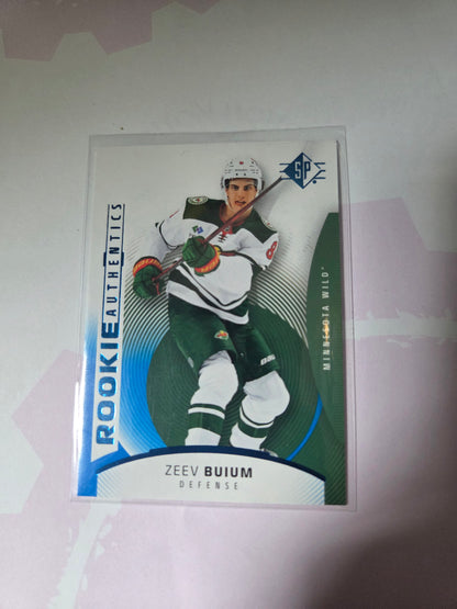 Zeev Buium Blue SP Hockey Rookie Authentics #113 [Minnesota Wild]
