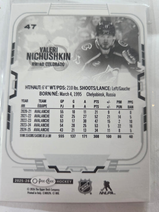 Valeri Nichushkin O-Pee-Chee Hockey #47 [Colorado Avalanche]
