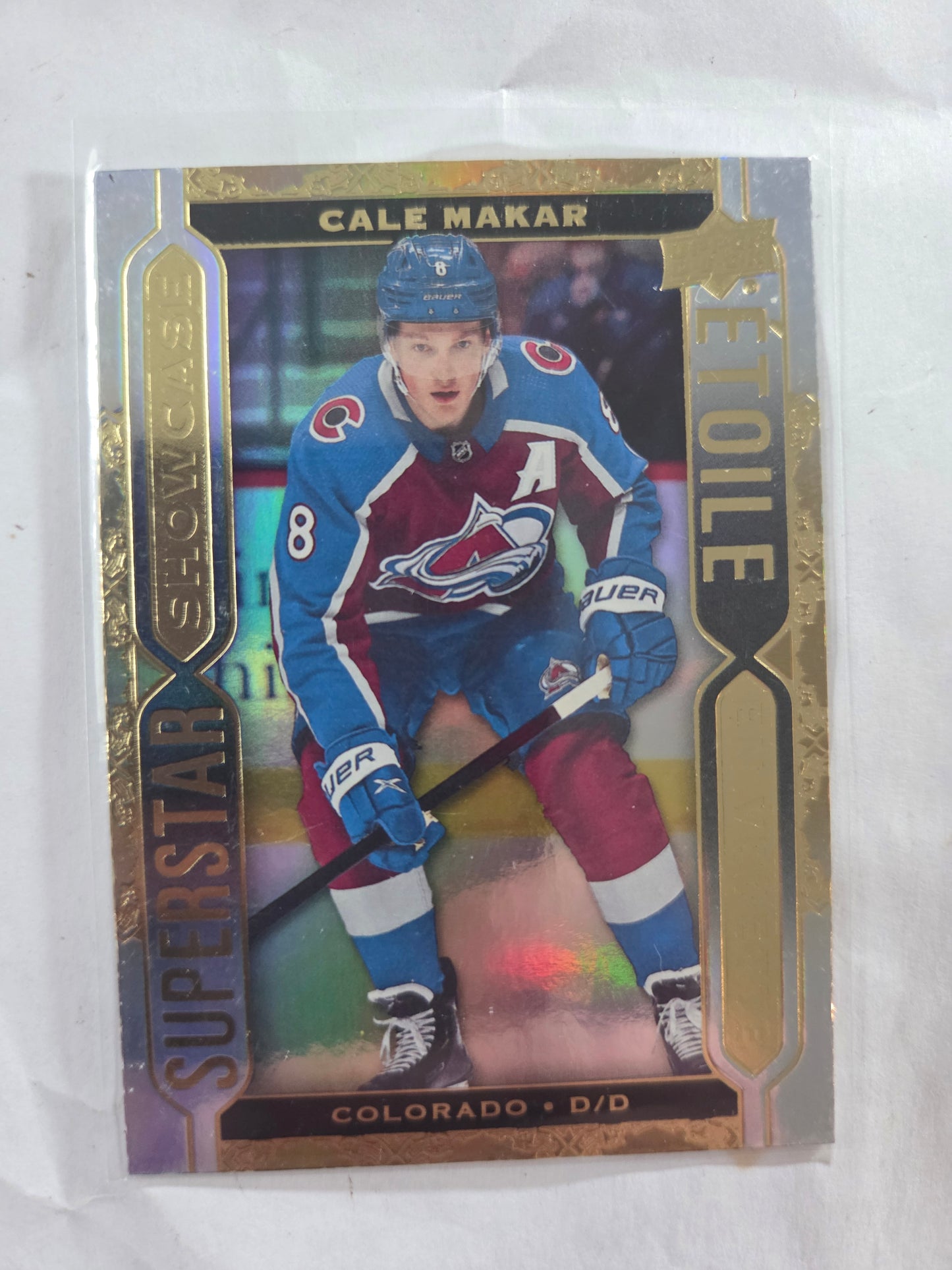 Cale Makar Upper Deck Superstar Showcase [Colorado Avalanche]