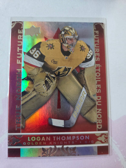 Logan Thompson Upper Deck True North Future [Las Vegas Golden Knights]