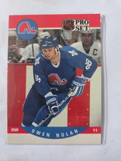 Owen Nolan NHL Pro Set Rookie Season #635 [Quebec Nordiques]
