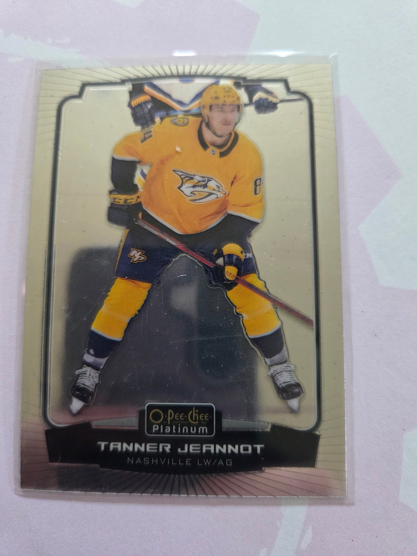 Tanner Jeannot O-Pee-Chee Platinum Hockey #40 [Nashville Predators]