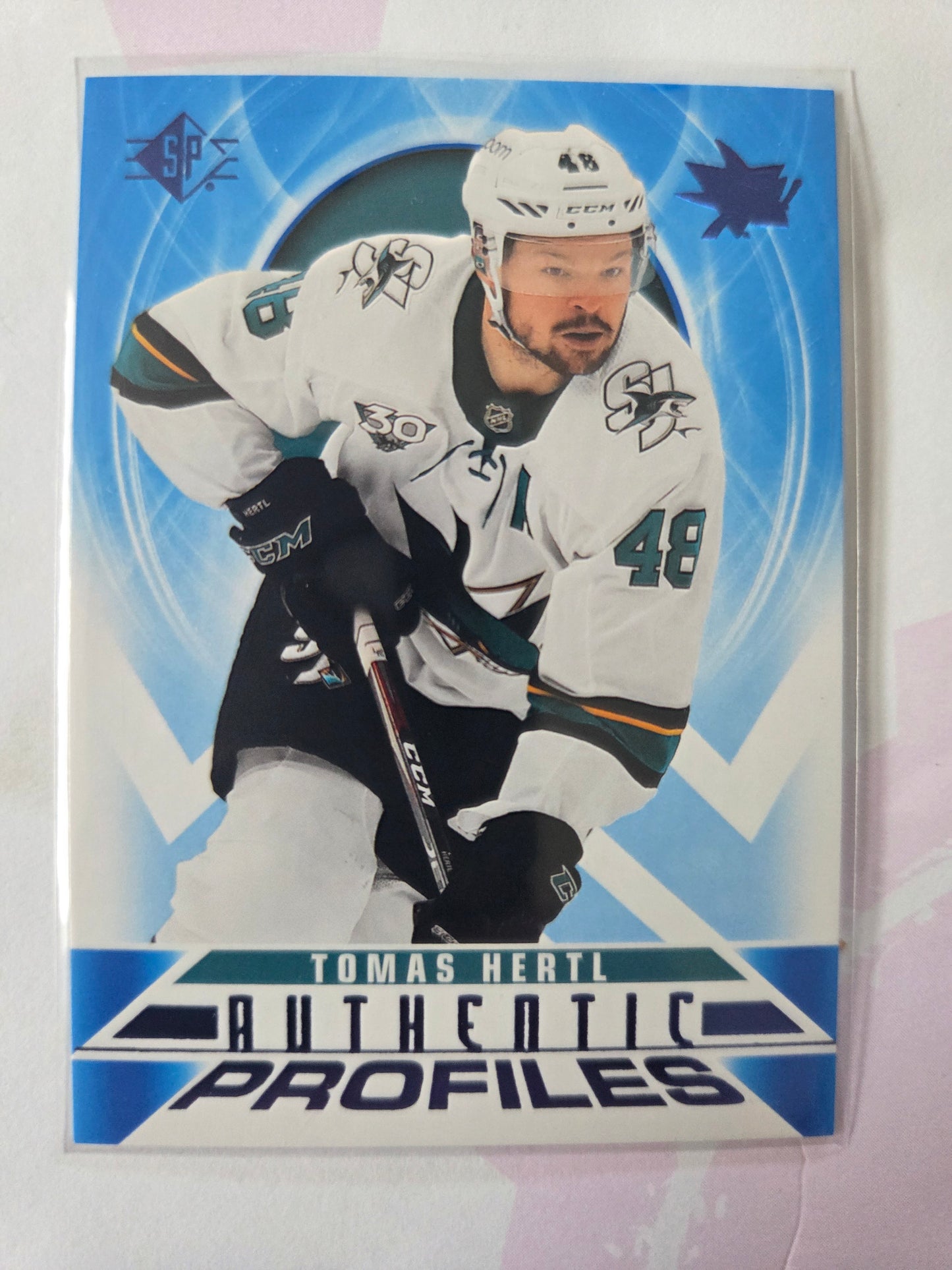 Tomas Hertl Blue SP Hockey Authentic Profiles [San Jose Sharks]
