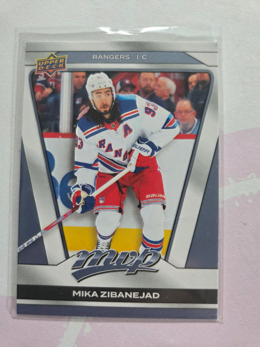 Mika Zibanejad Upper Deck MVP Hockey #15 [New York Rangers]
