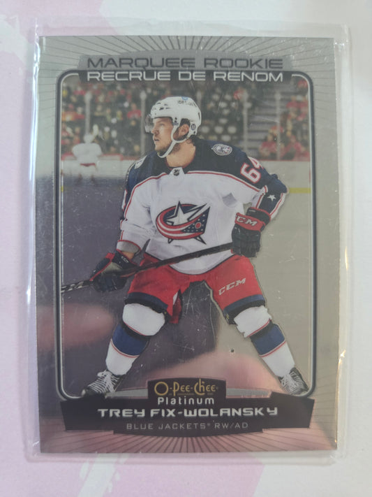 Trey Fix-Wolansky O-Pee-Chee Platinum Hockey Marquee Rookie  #222 [Columbus Blue Jackets]