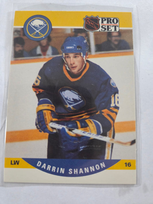 Darrin Shannon NHL Pro Set #592 [Buffalo Sabres]