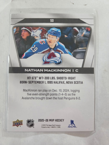 Nathan MacKinnon Upper Deck MVP Hockey #50 [Colorado Avalanche]
