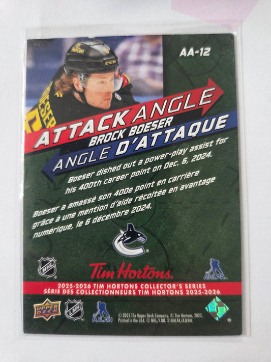 Brock Boeser Upper Deck Attack Angle [Vancouver Canucks]