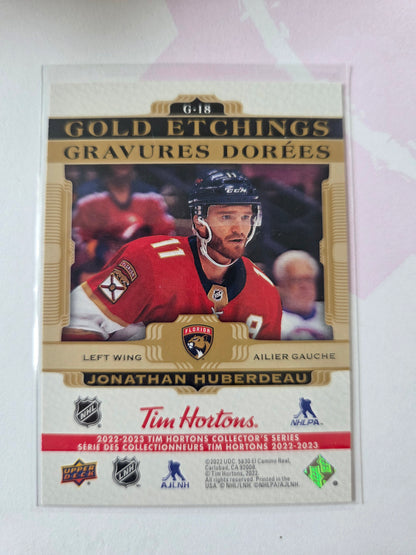 Jonathan Huberdeau Upper Deck Gold Etchings [Florida Panthers]