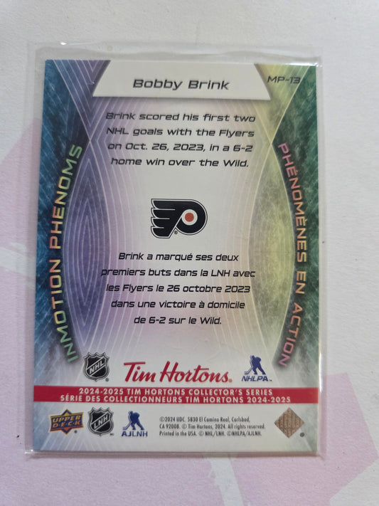 Bobby Brink Upper Deck Inmotion Phenoms [Philadelphia Flyers]