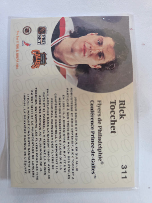 Rick Tocchet French NHL Pro Set #311 [Philadelphia Flyers]