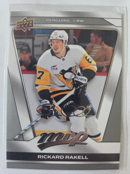 Rickard Rakell Upper Deck MVP Hockey Signed Silver Script #155 [Pittsburgh Penguins]