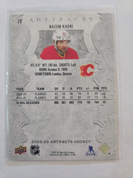 Nazem Kadri Upper Deck Artifacts Hockey #78 [Calgary Flames]