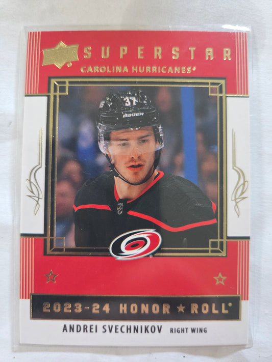 Andrei Svechnikov Upper Deck Series 1 Superstar Honor Roll [Carolina Hurricanes]
