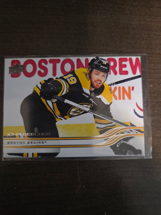 John Beecher Upper Deck Series 1 #10 [Boston Bruins]