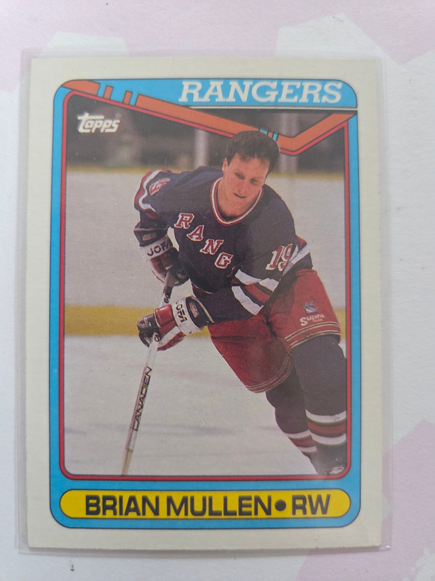 Brian Mullen Topps Hockey #292 [New York Rangers]