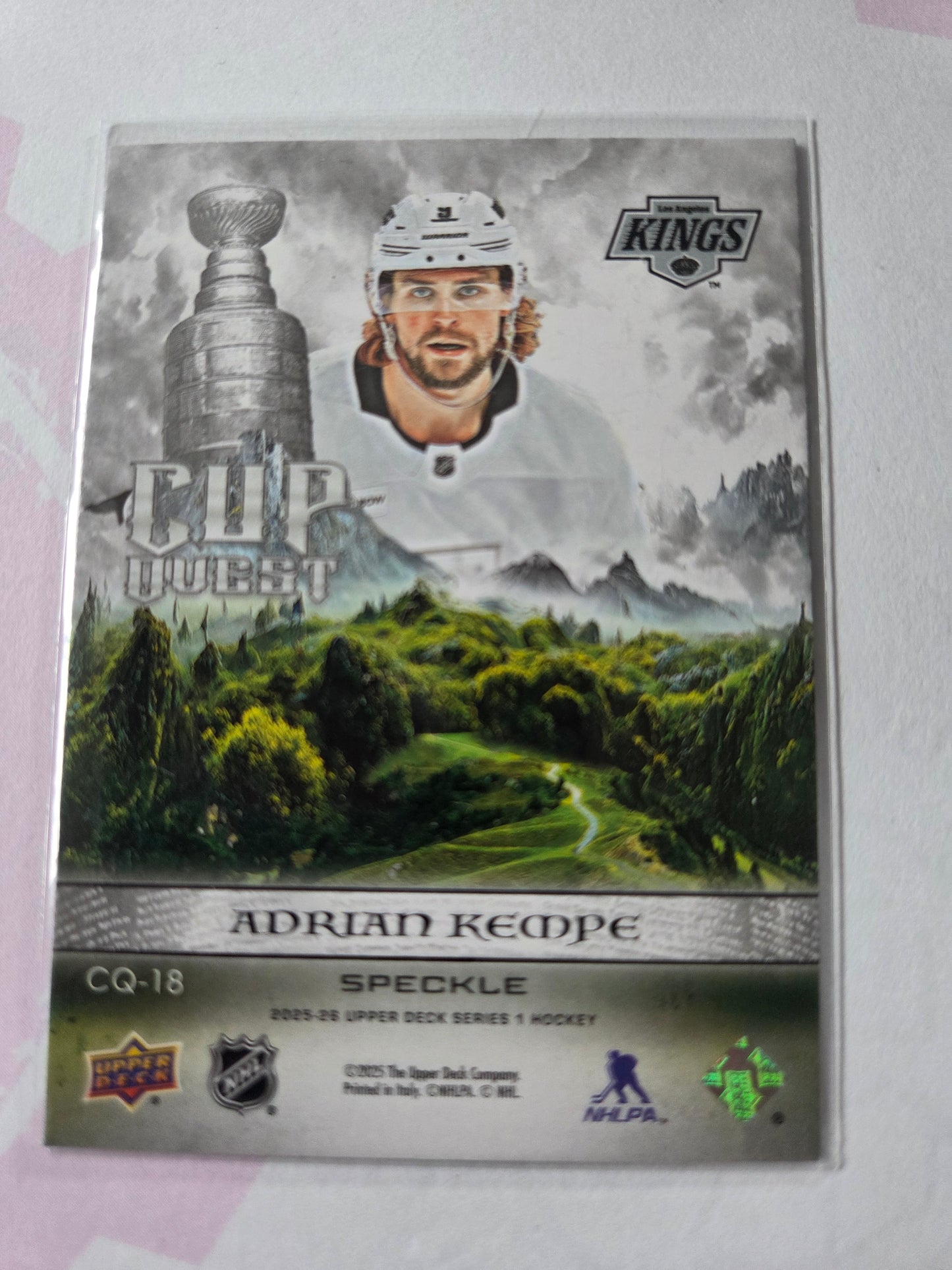 Adrian Kempe Speckle Upper Deck Series 1 [Los Angeles Kings]