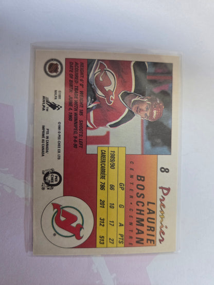 Laurie Boschman O-Pee-Chee Premium #8 [New Jersey Devils]