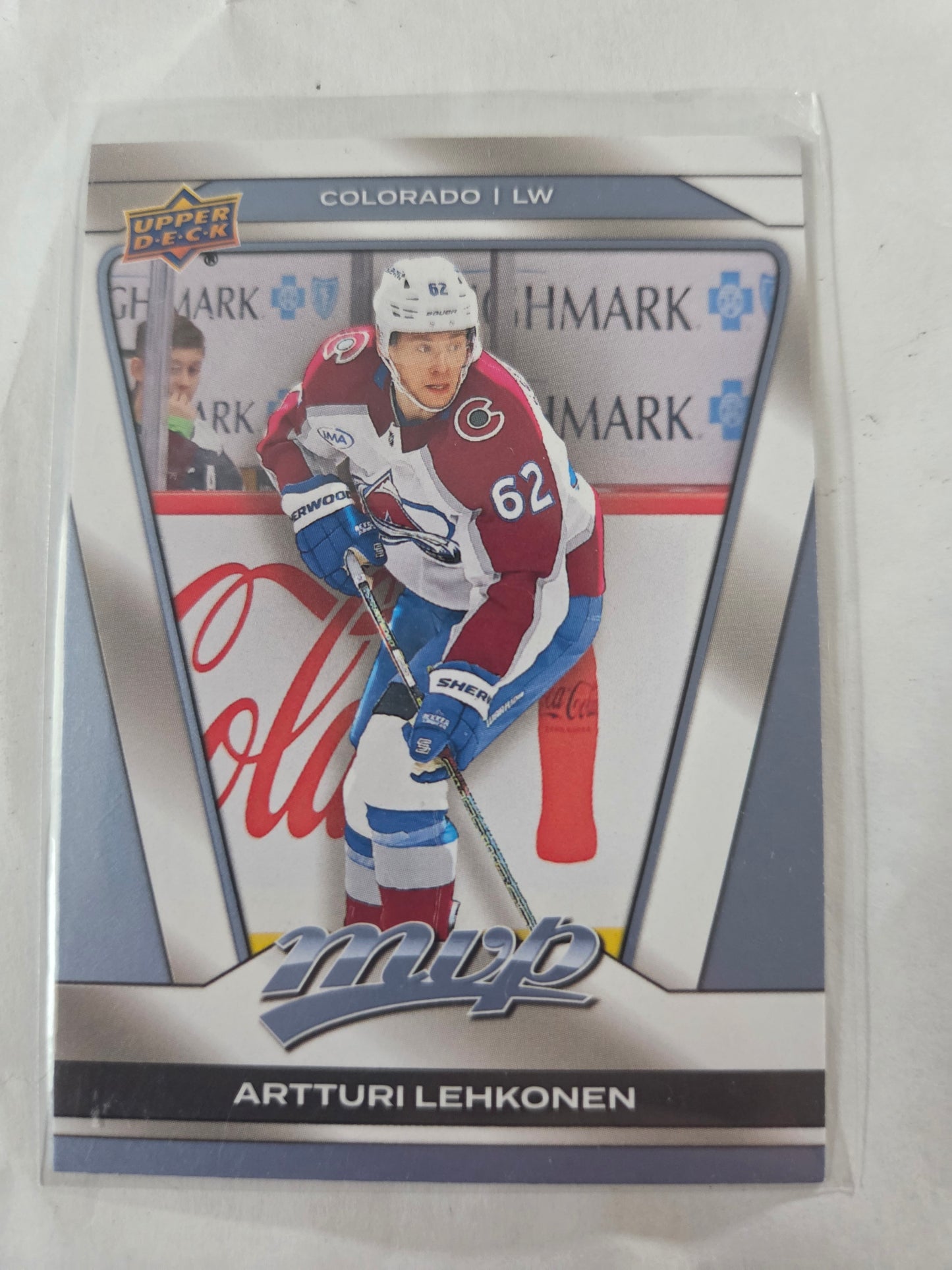 Artturi Lehkonen Upper Deck MVP Hockey #102 [Colorado Avalanche]