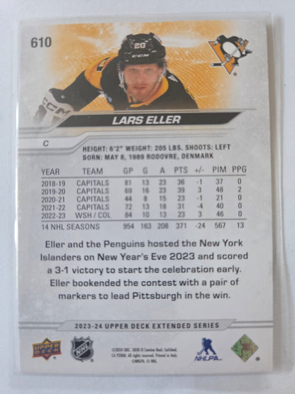 Lars Eller Upper Deck Extended Series #610 [Pittsburgh Penguins]