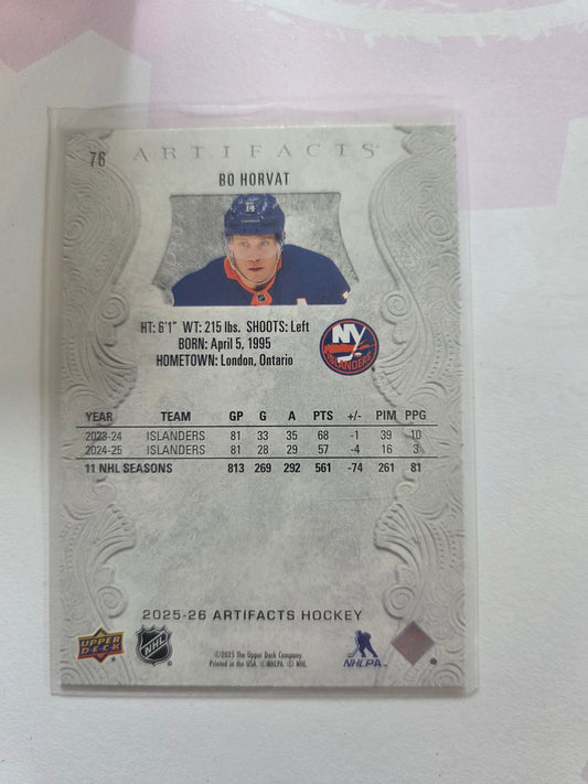 Bo Horvat Upper Deck Artifacts Hockey #76 [New York Islanders]
