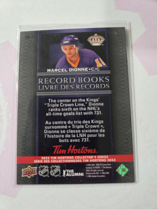 Marcel Dionne Upper Deck Record Books [Los Angeles Kings]