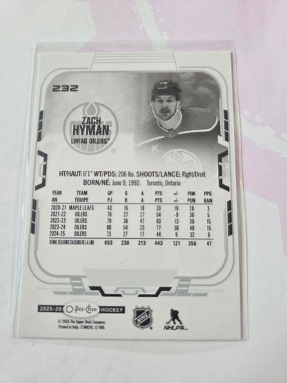Zach Hyman O-Pee-Chee Hockey #232 [Edmonton Oilers]