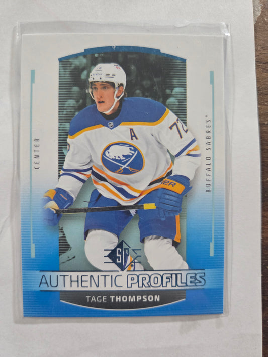Tage Thompson Blue SP Hockey Authentic Profiles [Buffalo Sabres]