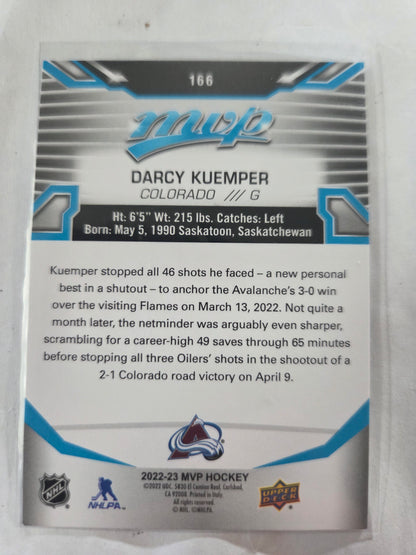 Darcy Kuemper Blue MVP Hockey #166 [Colorado Avalanche]