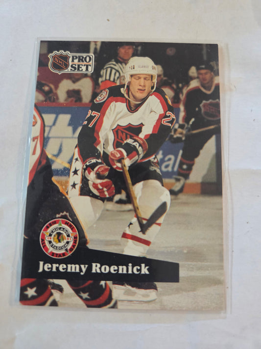 Jeremy Roenick French NHL Pro Set #280 [Chicago Blackhawks]