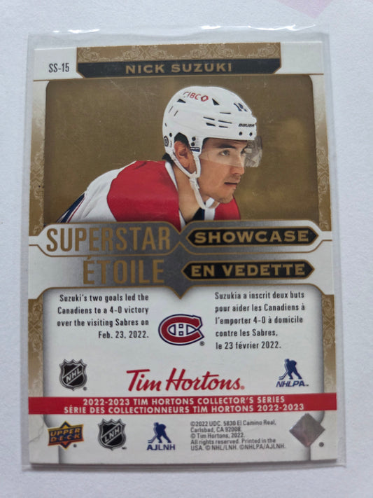Nick Suzuki Upper Deck Superstar Showcase [Montreal Canadians]