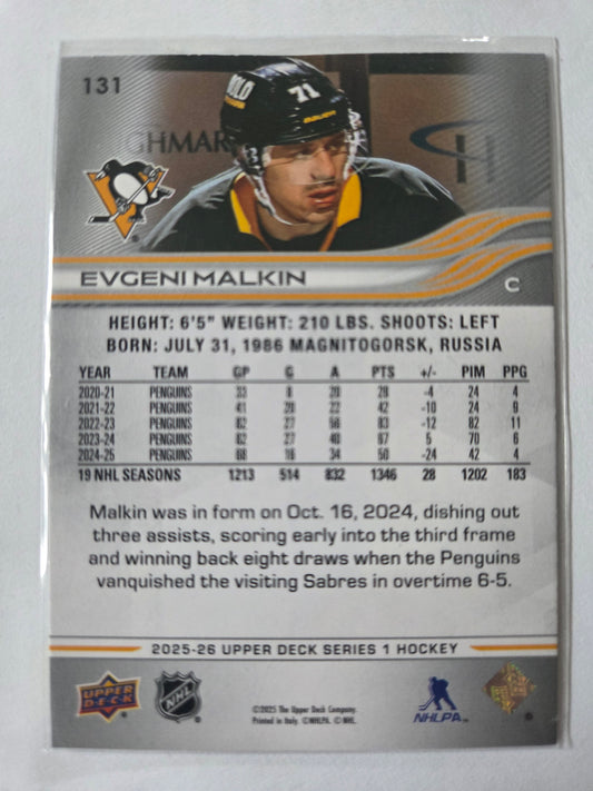 Evgeni Malkin Upper Deck Series 1 #131 [Pittsburgh Penguins]