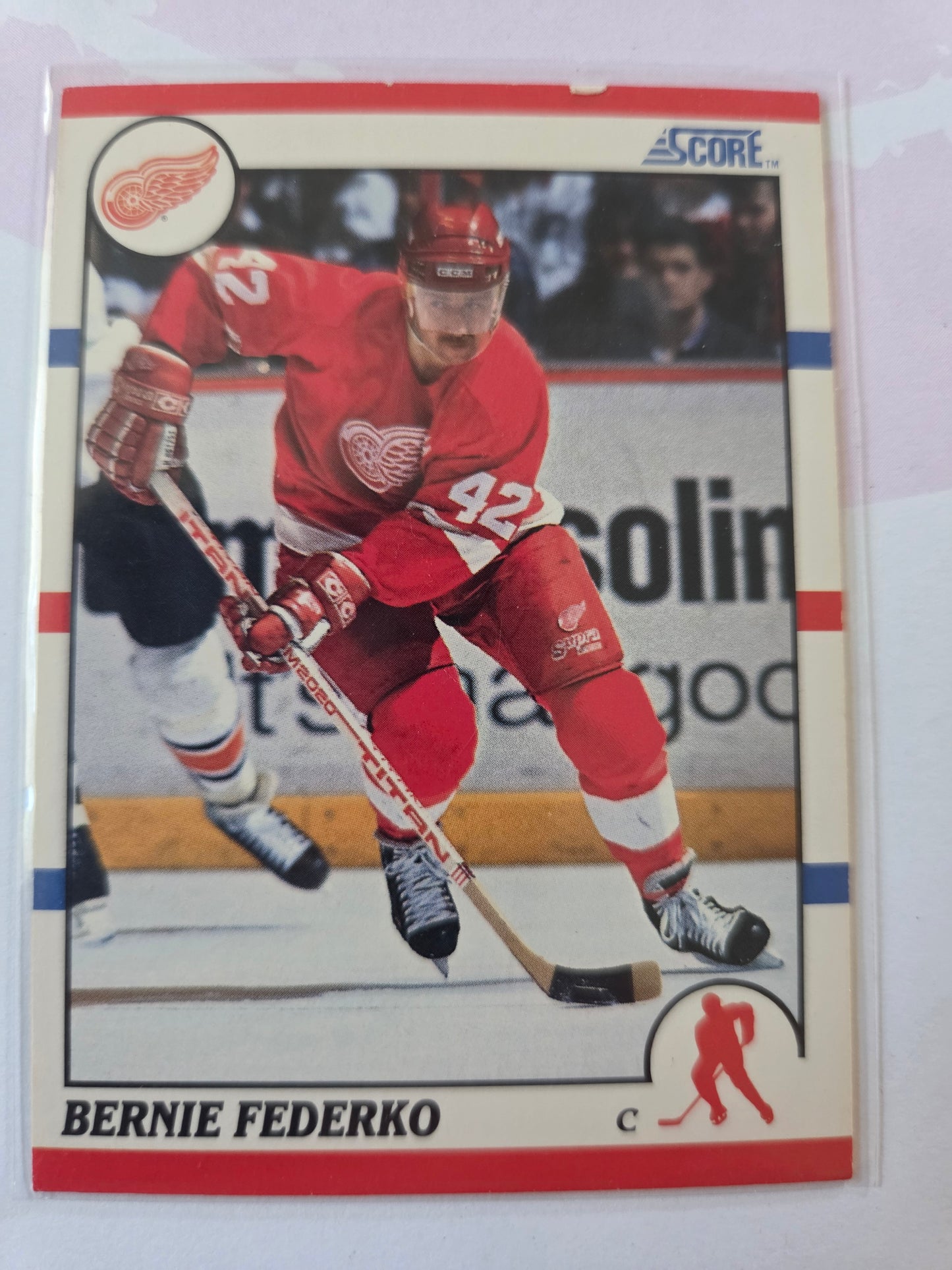 Bernie Federko NHL Score 1991 #252 [Detroit Red Wings]