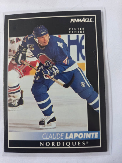 Claude Lapointe Pinnacle Hockey #141 [Quebec Nordiques]