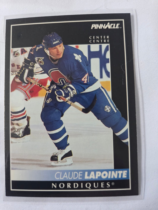 Claude Lapointe Pinnacle Hockey #141 [Quebec Nordiques]