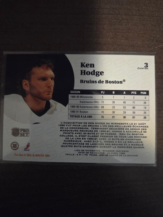 Ken Hodge French Pro Set #3 [Boston Bruins]