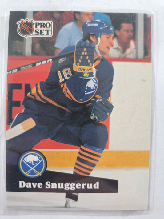 Dave Snuggerud French NHL Pro Set #18 [Buffalo Sabres]