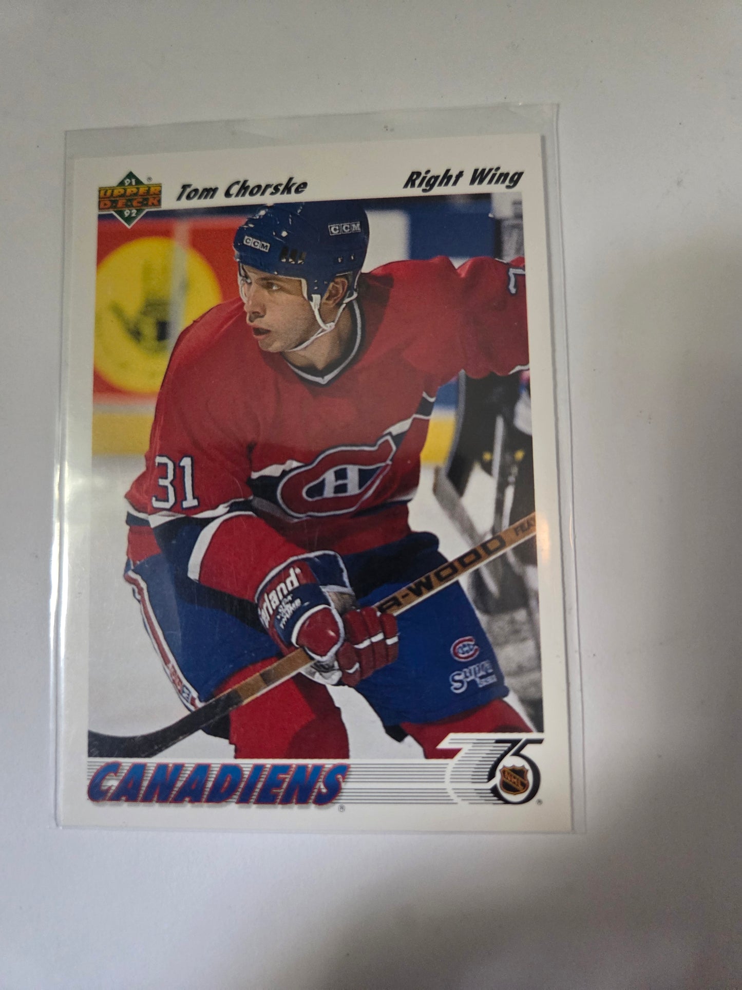Tom Chorske 91/92 Score #427 [Montreal Canadians]