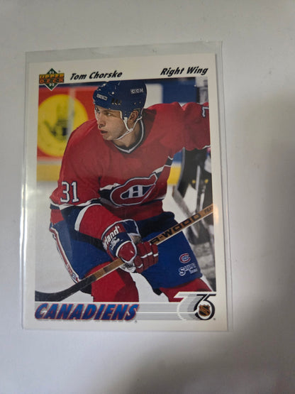 Tom Chorske 91/92 Score #427 [Montreal Canadians]