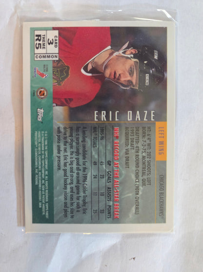 Eric Daze Topps Finest Rookie #3 [Chicago Blackhawks]