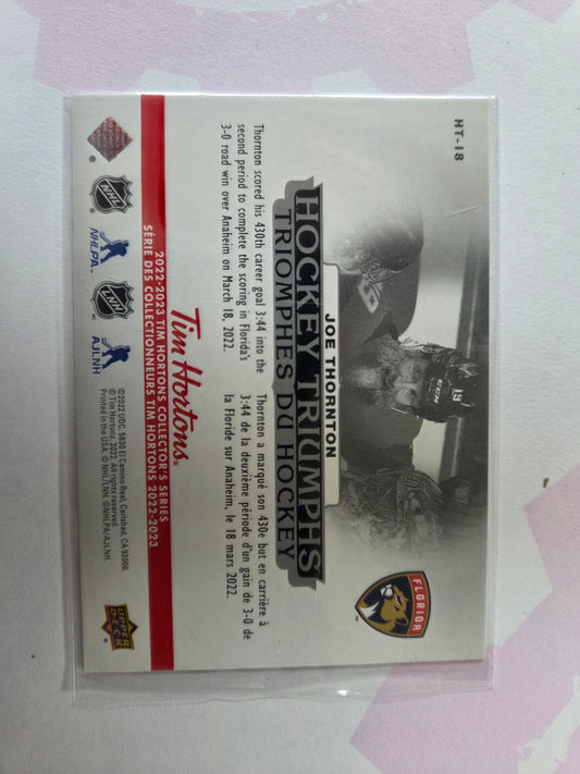 Joe Thorton Upper Deck Hockey Triumphs [Florida Panthers]