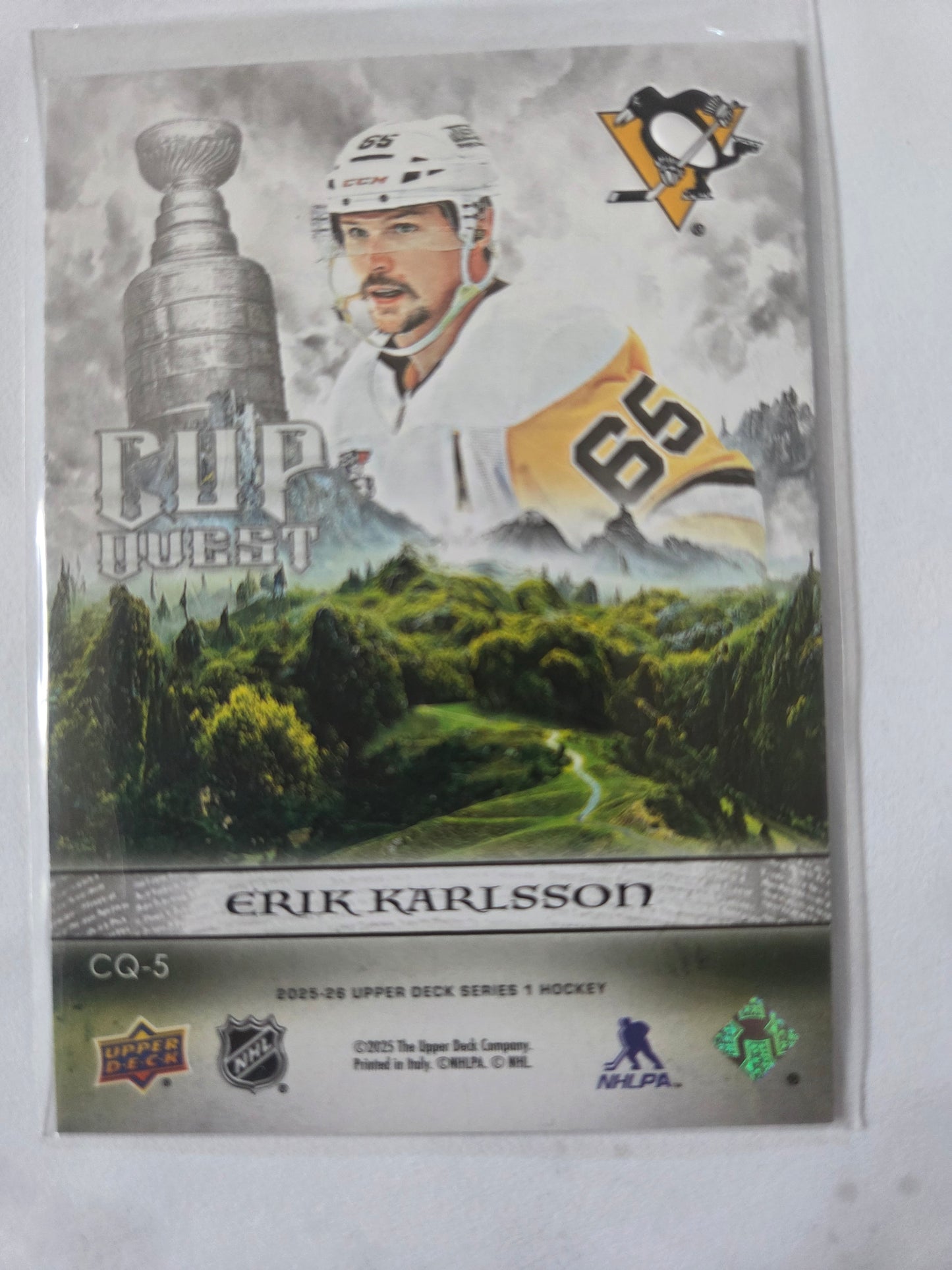 Erik Karlsson Upper Deck Cup Quest [Pittsburgh Penguins]