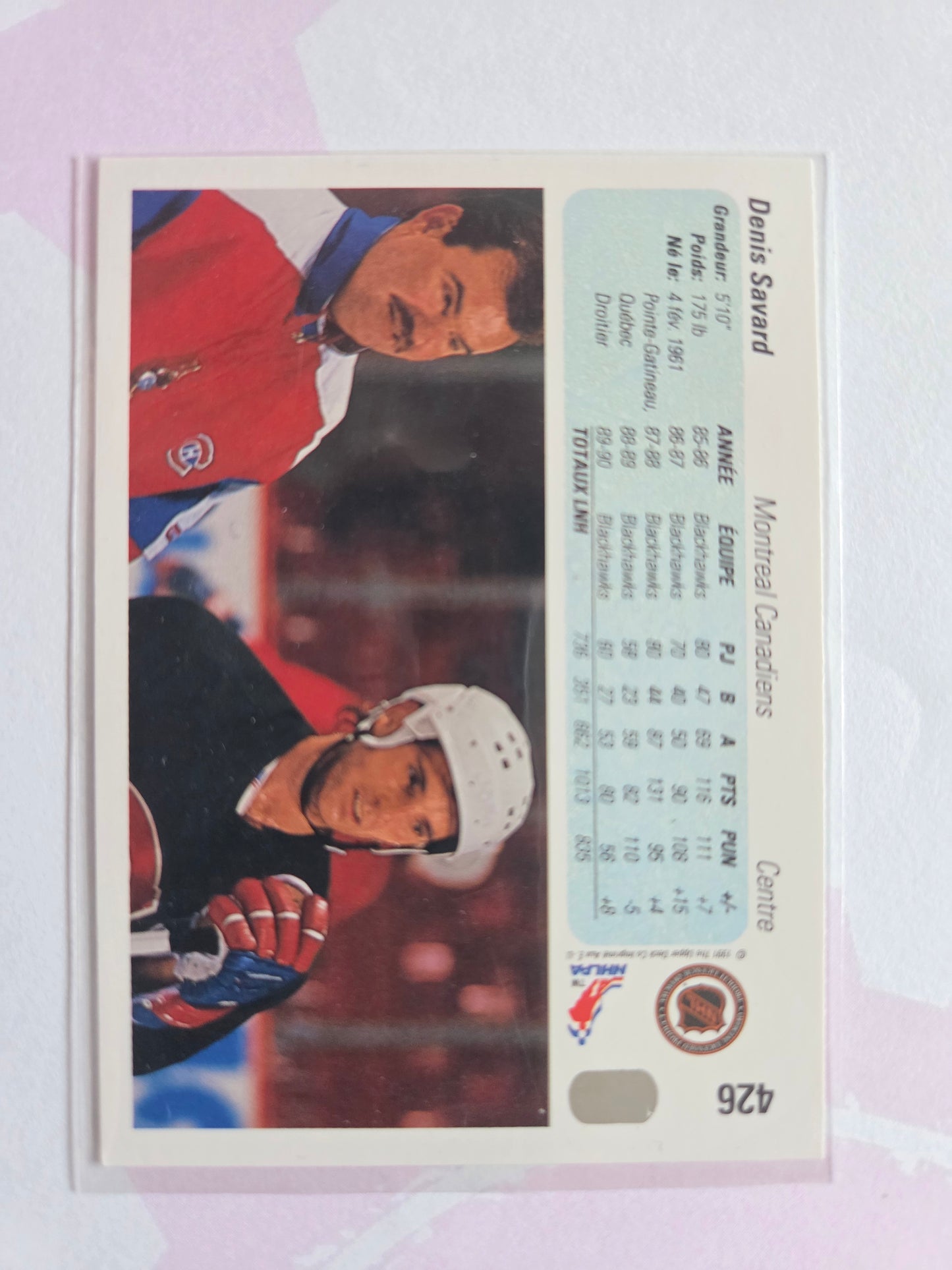 Denis Savard 90/91 Score #426 [Montreal Canadians]