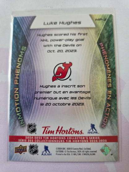 Luke Hughes Upper Deck Inmotion Phenoms [New Jersey Devils]