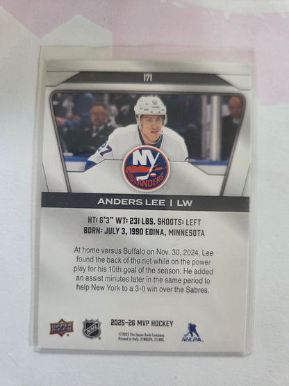 Anders Lee Upper Deck MVP Hockey #171 [New York Islanders]